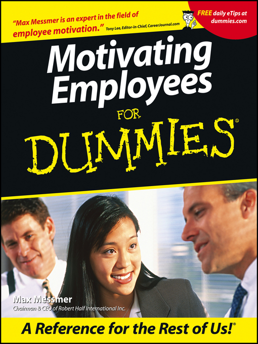 Title details for Motivating Employees For Dummies by Max Messmer - Available